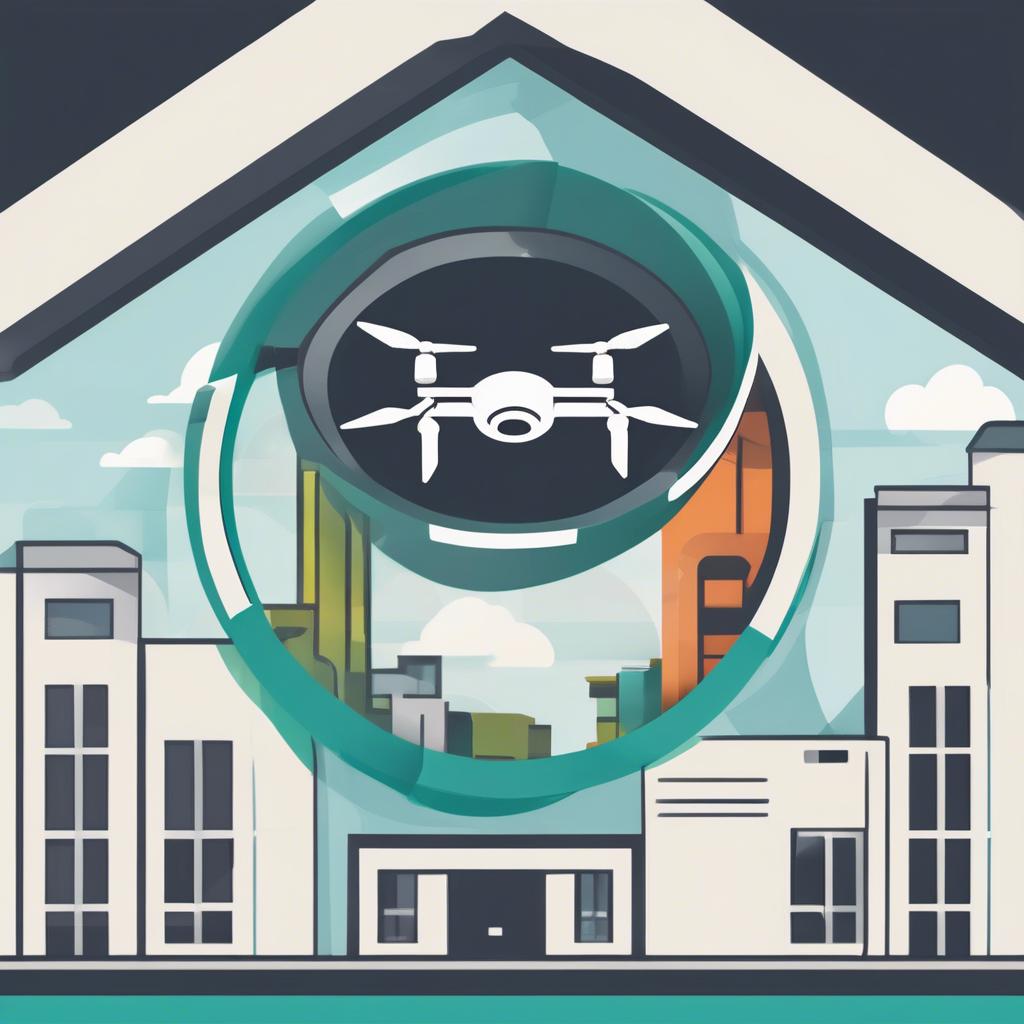 Drone inspection icon